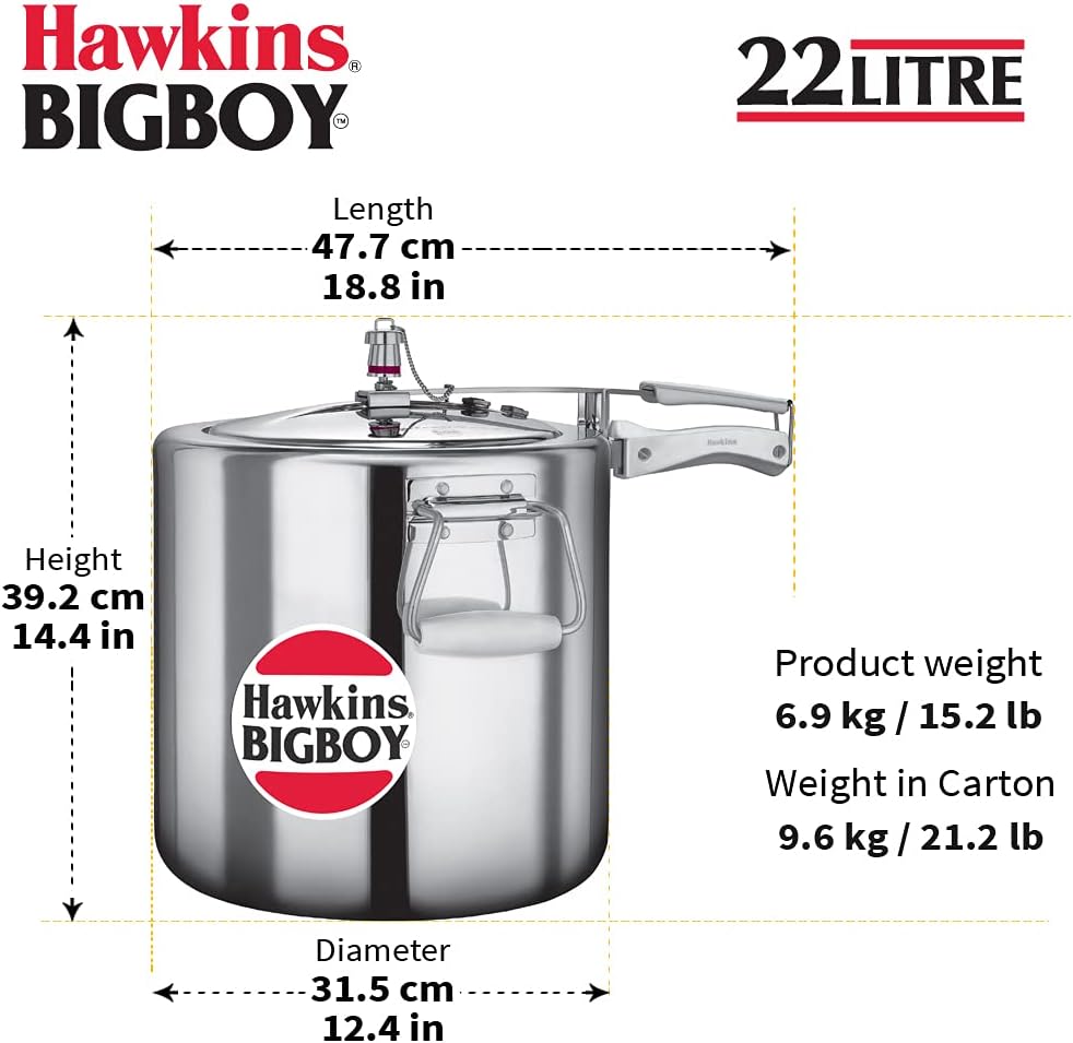 Hawkings Bigboy Aluminium Pressure Cooker