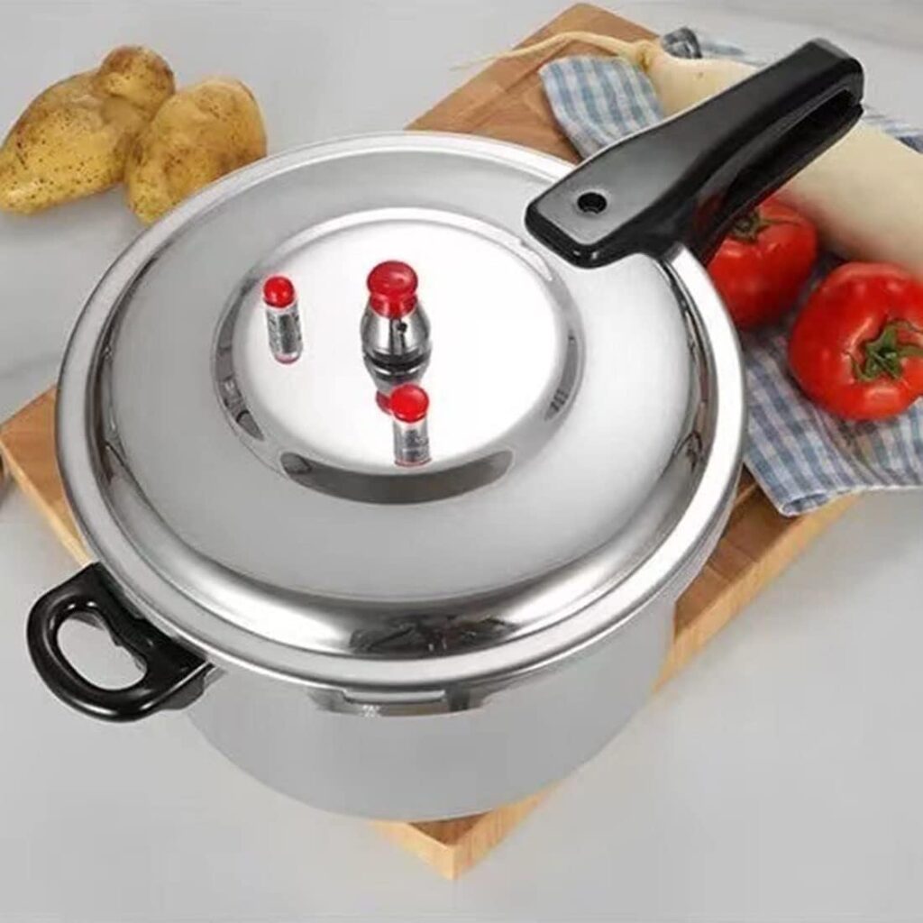 Aluminum Pressure Cooker, with Safety Valve Pressure Canner with/Multiple Pressure Control  Protection,Canning Rack Included (Size : 3L Diameter 18cm)
